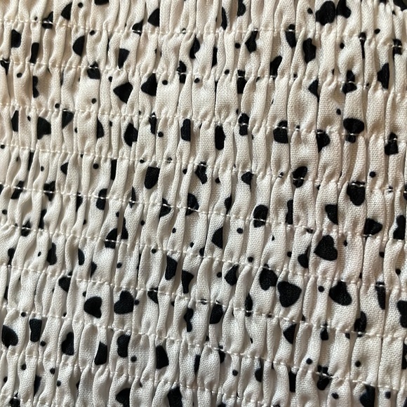 Shien white and black crop top - Picture 3 of 3